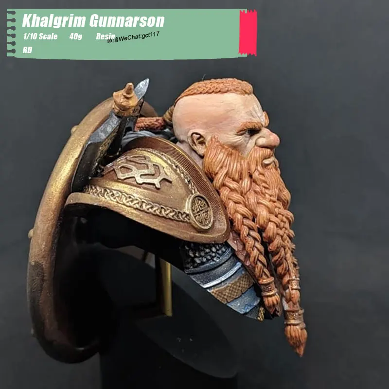 RD масштаб 1/10 Смола Бюст модели игрушки гномы халгрим ганнарсон DIY сборка