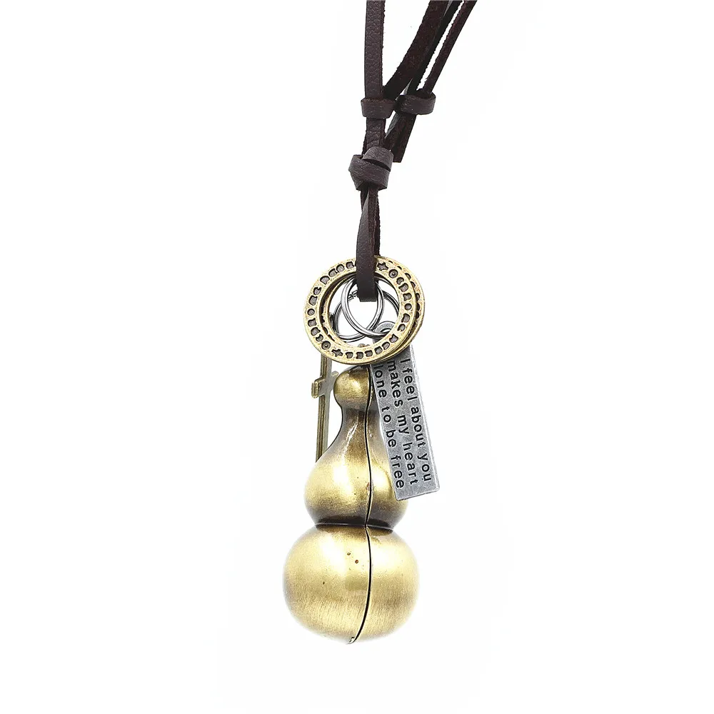 Ювелирные изделия DGW ожерелья и подвески в виде тыквы винтажное кожаное ожерелье