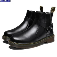 autumn boots mens comfortable lace up leather durable outsole fashion shoes mens casual boots high quality leather mens boots