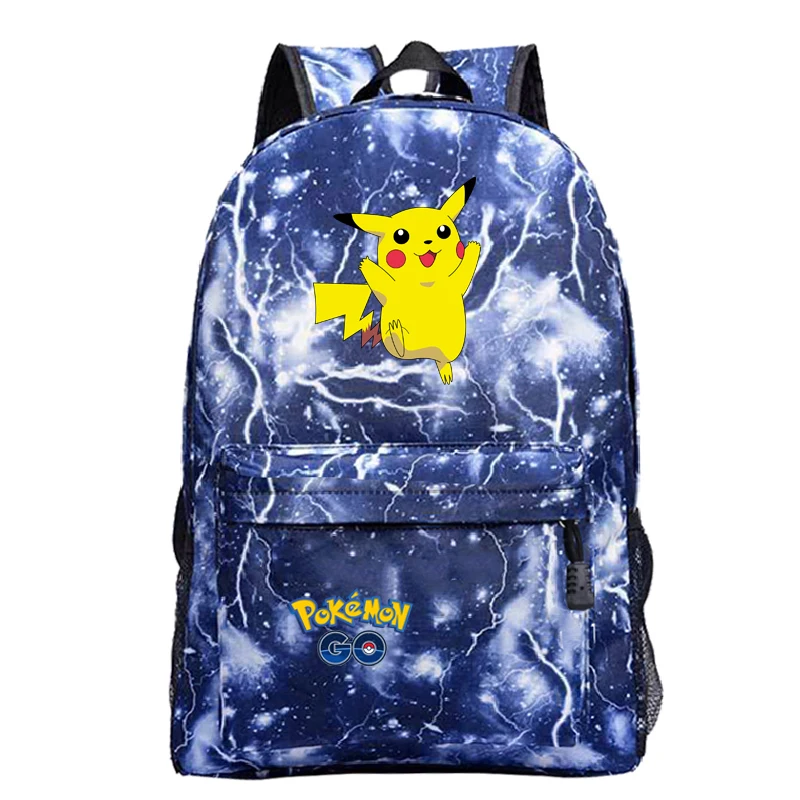 B5 Mochila Pokemon рюкзаки для школы подростков девочек Sac Dos Аниме Пикачу сумка plecak ноутбук унисекс мультфильм Backbag 41-44 - Color: B5