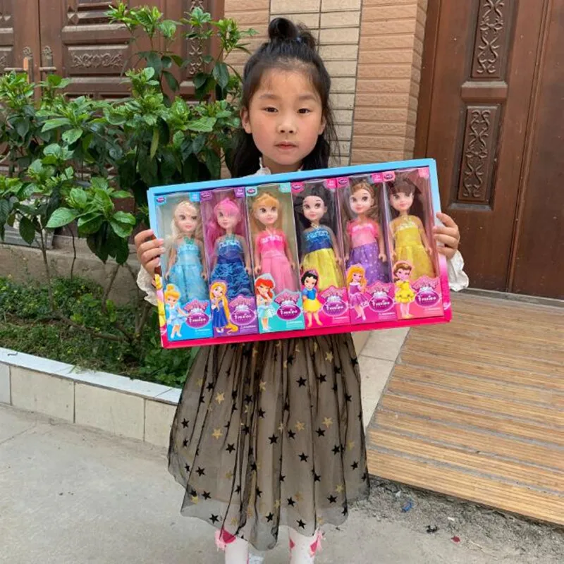 25 см Дисней София Белоснежка колокольчик длинные волосы принцесса кукла костюм