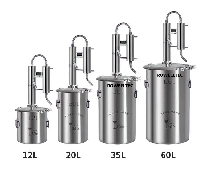 

Top Quality 12L Wine Alcohol Ethanol Distiller Guzzle Moonshine Still Stainless Copper Home Brewing Kit