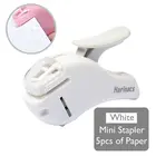 Japan Kokuyo Harinacs New Mini Staple-Less Stapler Safe Labor-Saving Student and Office Creative Stationery For 5 Sheets