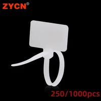 nylon cable ties easy mark plastic tag markers self locking zip network loop wire straps label 3100 4x150mm 4x200 1000pcs