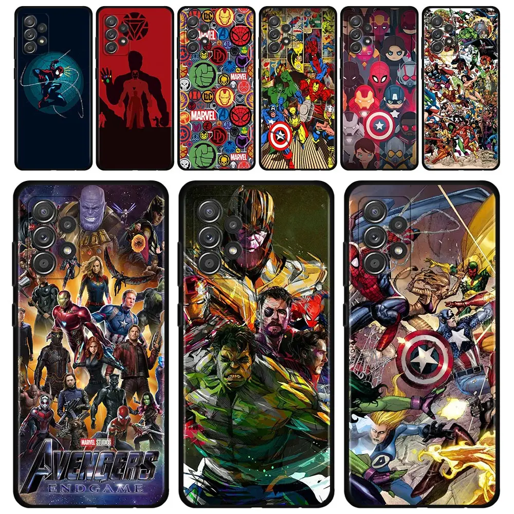 

Case For Samsung A51 A12 A21s A71 A31 A52 A52s A32 A02s A03s A32 A72 A11 A41 A01 A02 A42 A22 Marvel Avengers Battle For Earth