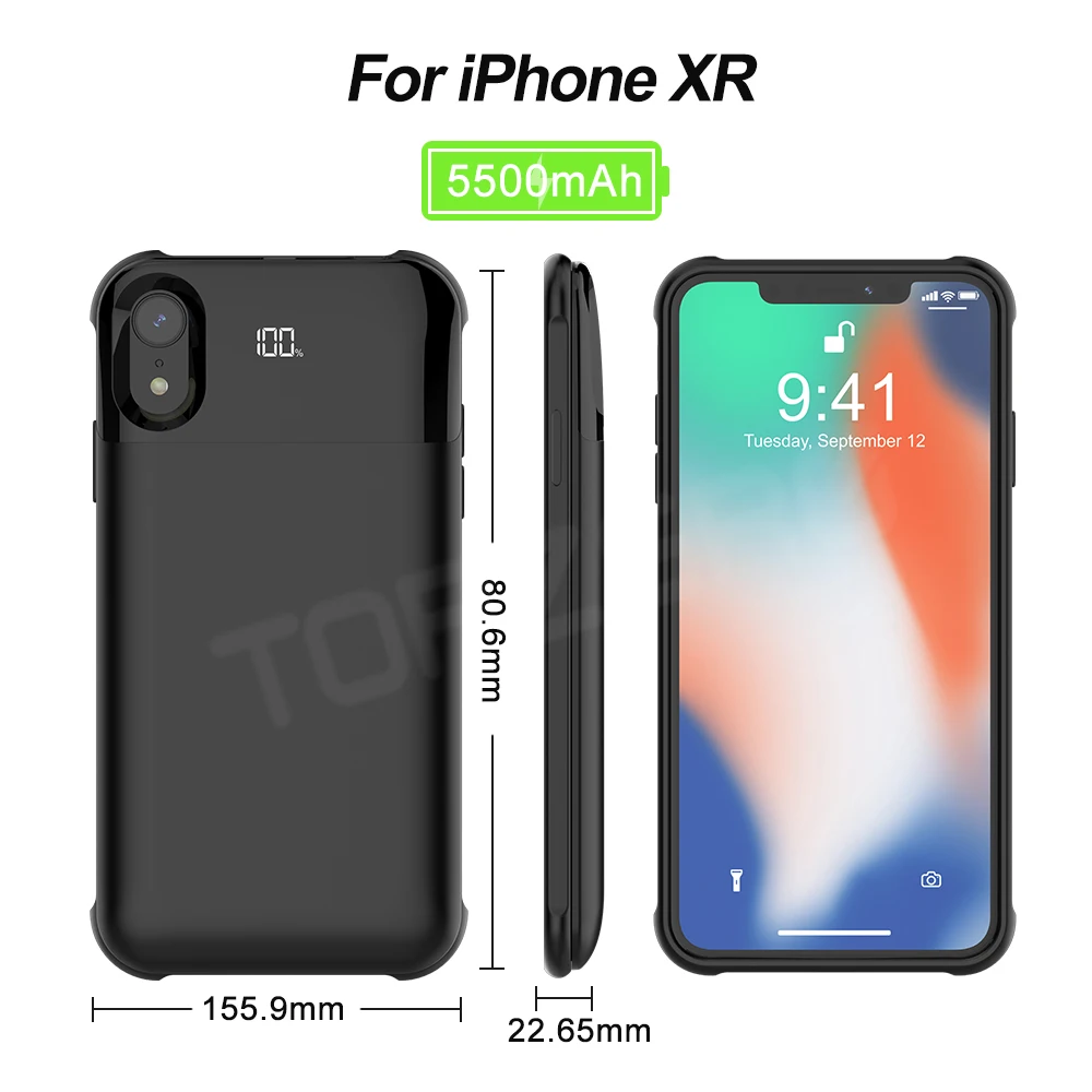 Зарядное устройство чехол для iPhone 5 5S SE 6 6S 7 8 Plus X XS XR XS MAX 11 Pro MAX Универсальное портативное зарядное устройство чехол