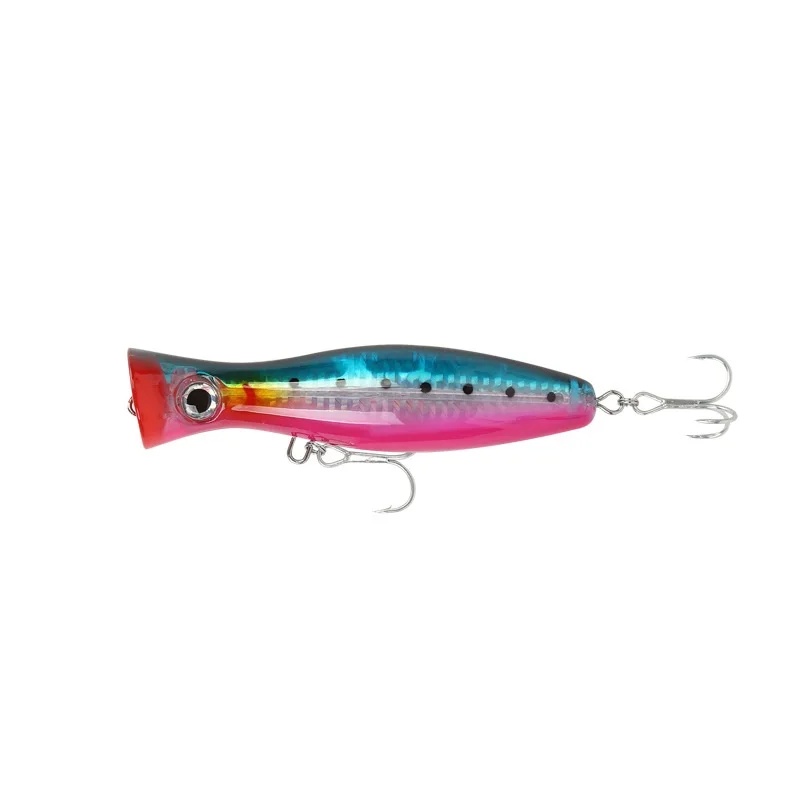 Seayou 120mm 43g Trolling Sea Fishing Bait Top Water Big Popper Hard Lure for Saltwater Tuna GT Marlin Tackle P018 | Спорт и