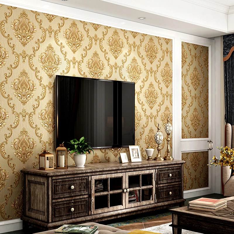 Европейские обои фоновая стена 3d зеленые коричневые для дома спальни гостиной |
