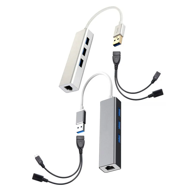 3 порта usb хаб LAN Ethernet соединитель & OTG адаптер для огня (Gen 2 4)|SmartTV-стики и тюнеры| |