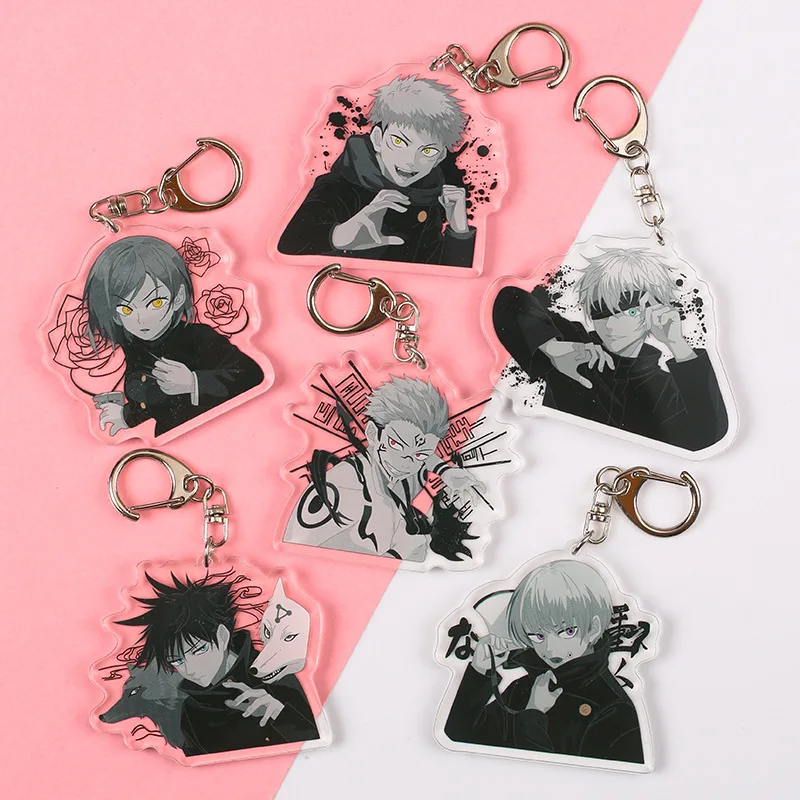 Брелок с подвеской в стиле аниме акриловый винтажный|Брелоки| |