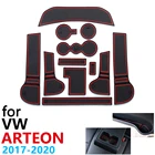 Противоскользящий резиновый коврик для подставки под чашку для VW Arteon, Volkswagen R Line, Passat CC 2017  2020, аксессуары, коврик для телефона 2019