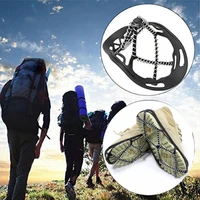 2pcs silicone snow ice claws shoes crampons boots traction non slip climbing hiking shoe gripper protective cover spike outdoor