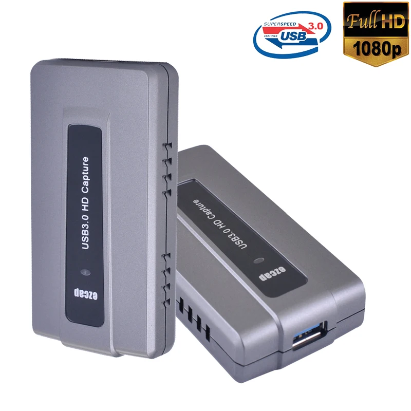 EZCAP 287 USB 3,0 видеозахват 1080p 60 кадров в секунду, HDMI, Карта видеозахвата