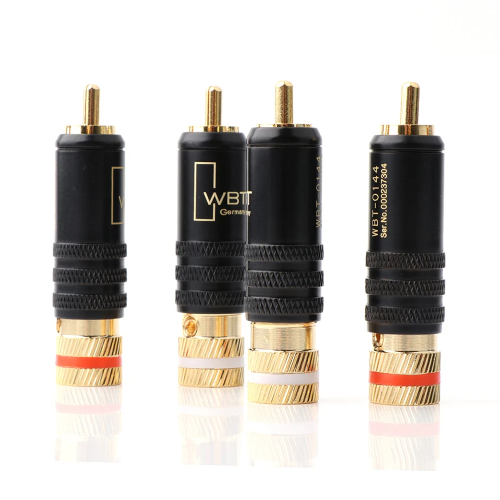 

High Quality R1730 Gold Plated RCA Male Plug Connector For DIY Audio Signal Line