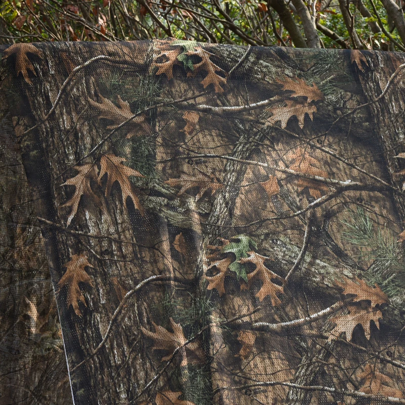 

1.5 M Width Single Layer Breathable Tree Camouflage Awning Cover Mesh Fabric Cloth Outdoor Courtyard Garden Fence Decoration