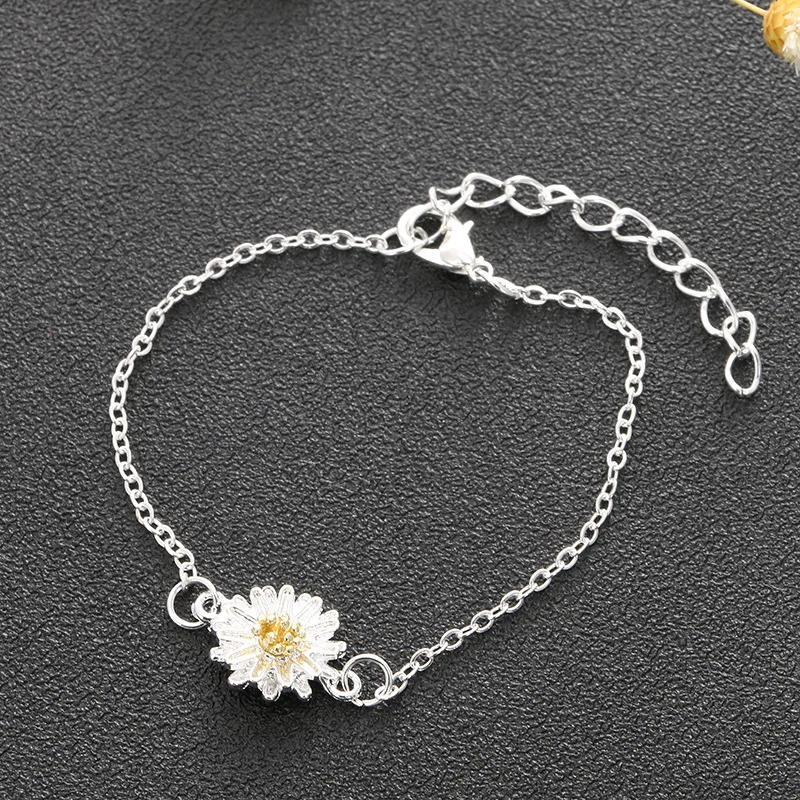 Комплект женских украшений TSHOU132 простой сплав ожерелье серьги браслет кольцо с