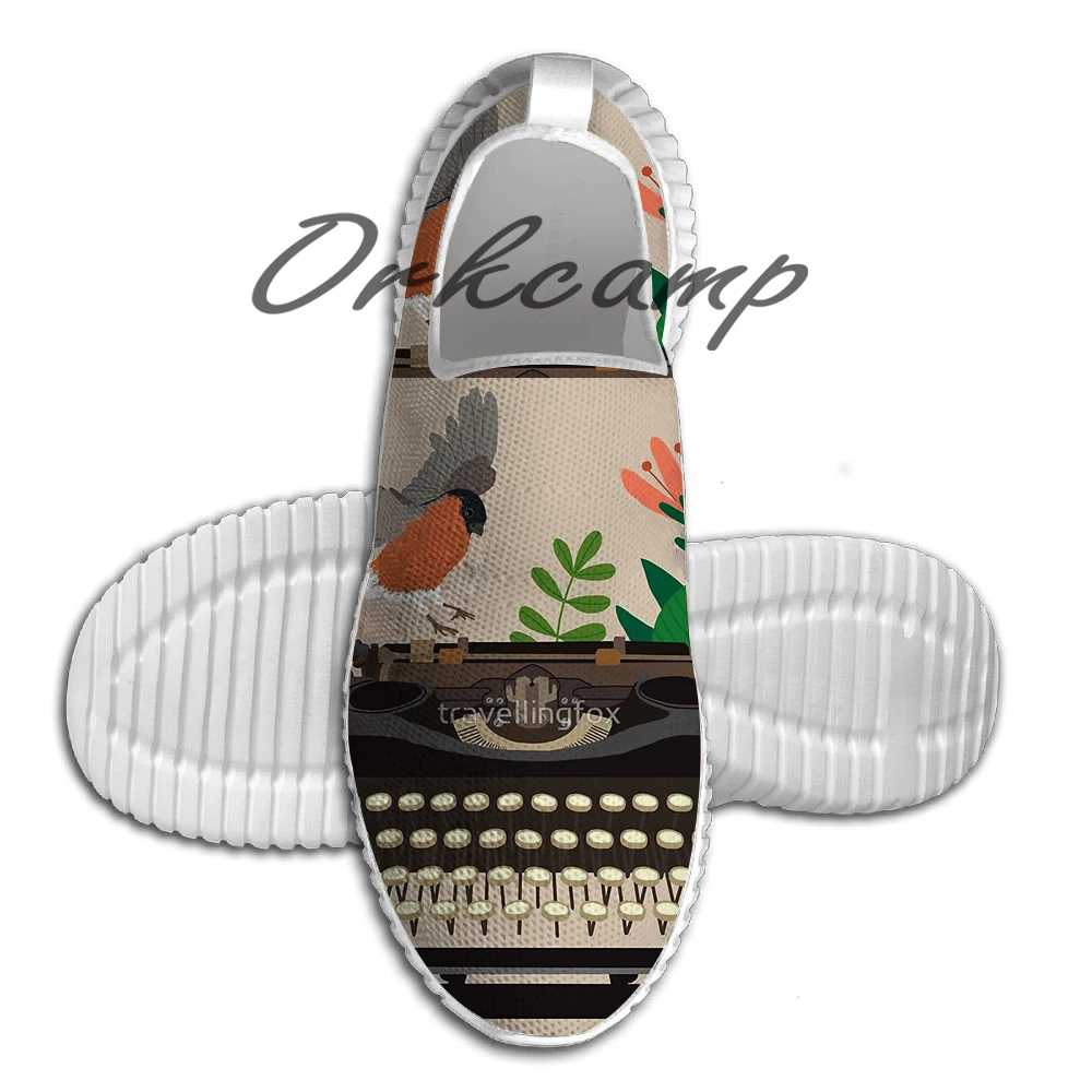 

Sport Running Shoes The bird and the typewriter Light Weight Walking Shoes Breathable Mesh Yoga Shoes