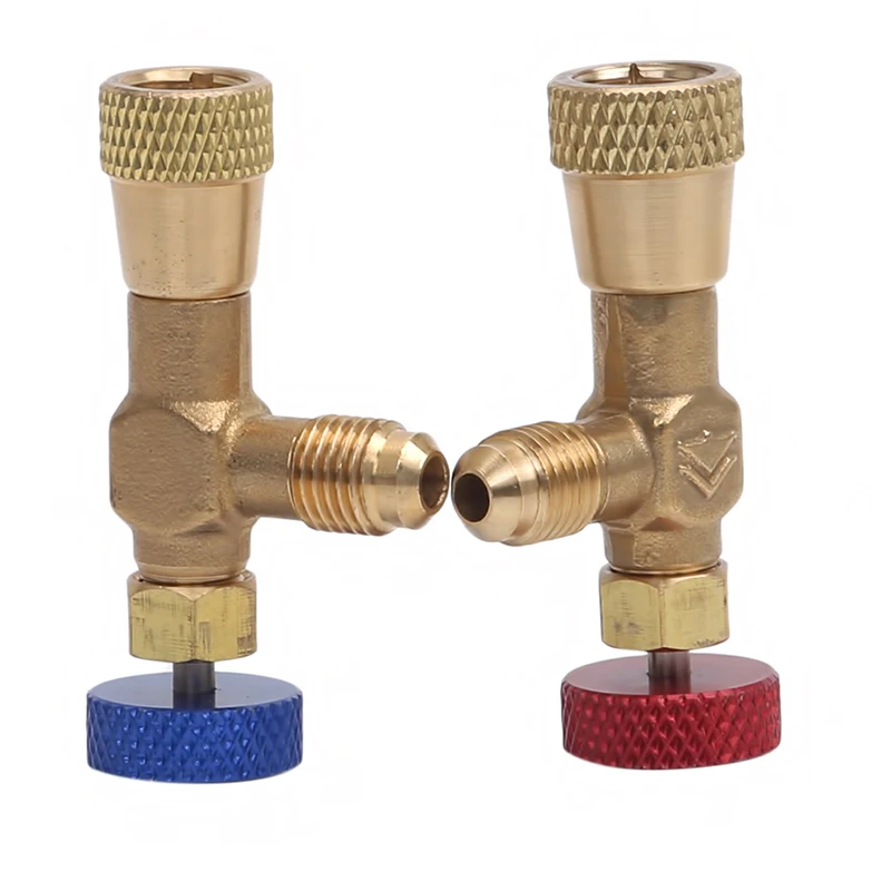

High Quality Refrigerant Tool Retention Control Valve R410A R22 Air Conditioning Charging Valve Spare Parts 1PC