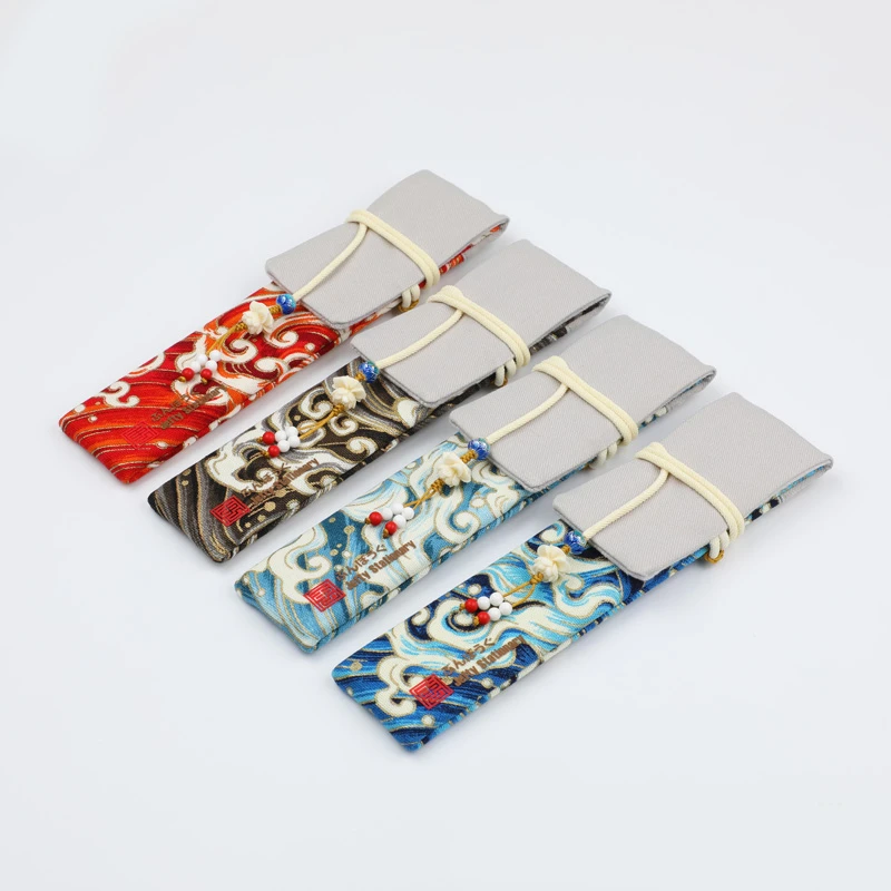 1 шт. новый японский удлиненный Стильный золотой чехол для ручки ручка ручной