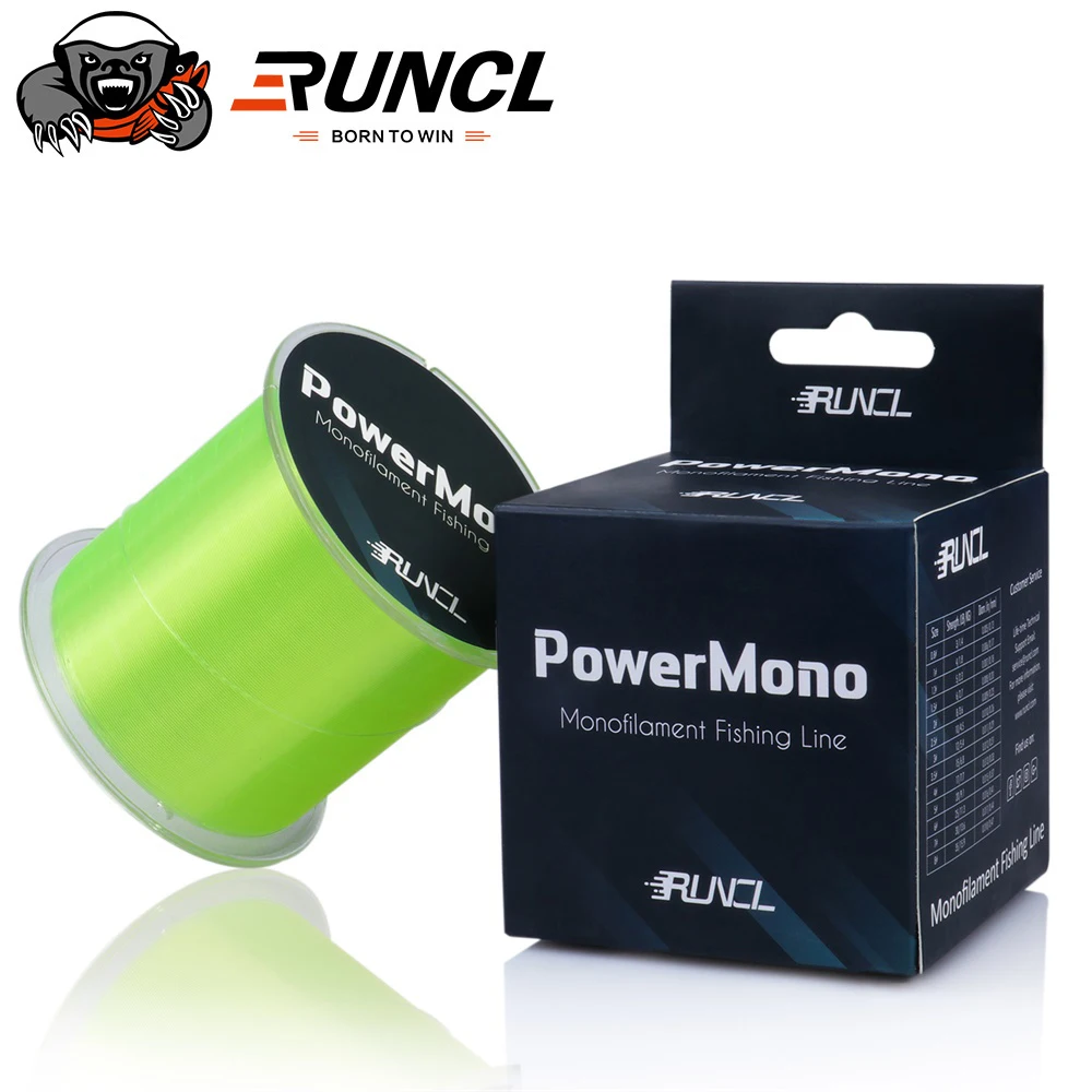 

RUNCL 914M 1000Yds Nylon Fishing Line Japanese Durable Monofilament Rock Sea Fishing Line Thread Bulk Spool All Size 3LB-35LB