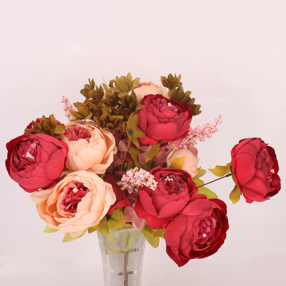 Искусственный цветок пиона букет искусственных цветов для украшения дома декор