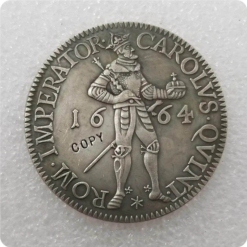 1664 немецкие американские монеты КОПИЯ памятных монет Реплика медаль