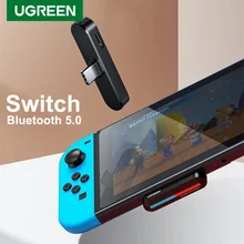 Ugreen USB C Bluetooth 5.0 Transmitter Switch Wireless Low Latency Adapter 18W Fast Charge for Nintendo Switch Lite NS PS4/PS5