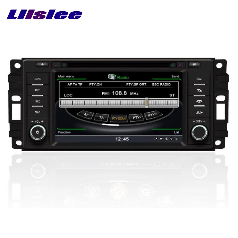 Автомобильный радиоприемник DVD-плеер GPS-навигация карта навигации для Jeep Liberty 2008 ~