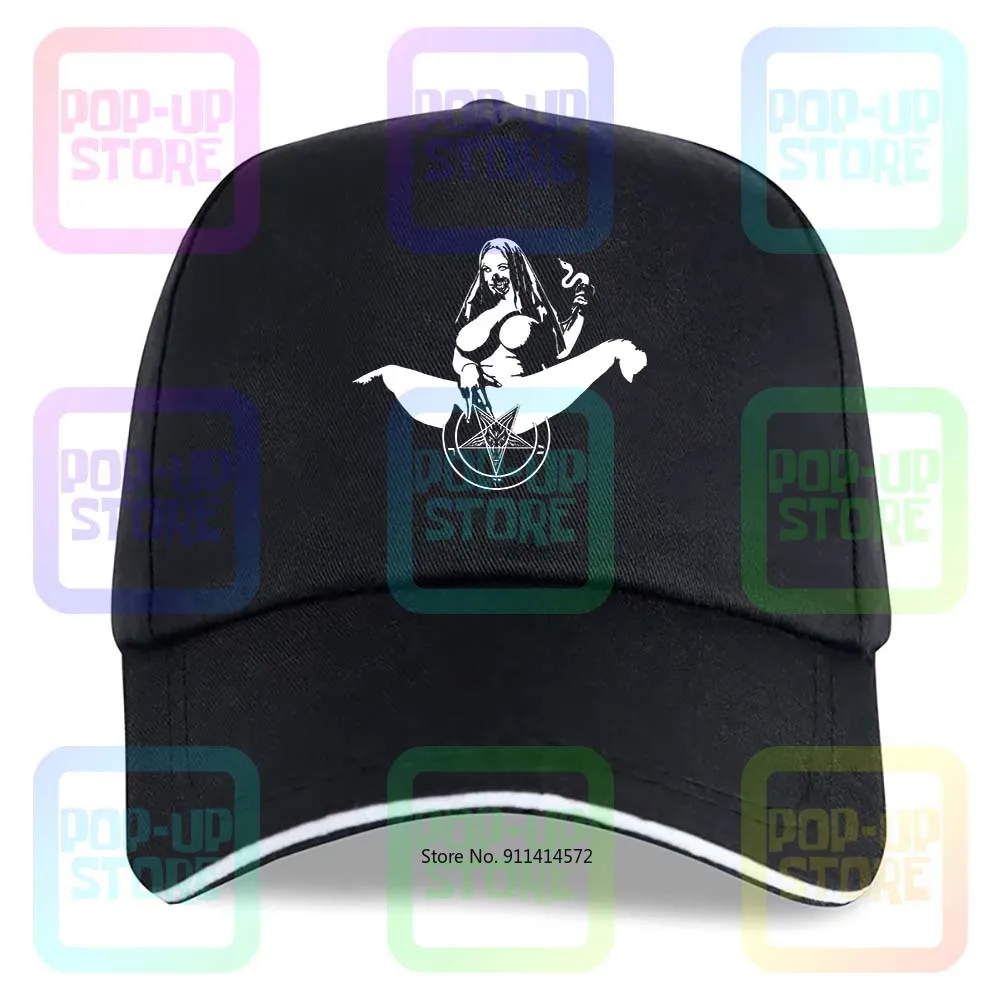 Сатанинских монахини Пентаграмма-Бафомет сатаны 666 металлический ужас левой