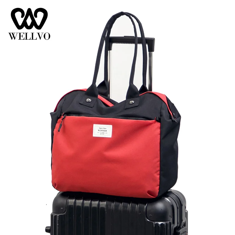 Женские дорожные сумки в стиле пэчворк Большая водонепроницаемая дамская