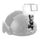CNC вращение на 360  компактный Универсальный металлический шлем адаптеры5D2 винт гаечный ключ для GoproYIGit upSjcam аксессуары для экшн-камеры