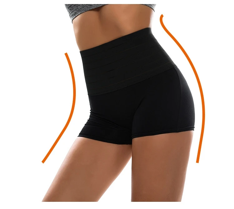 Бесшовные утягивающие штаны с высокой талией для живота утягивающий корсет