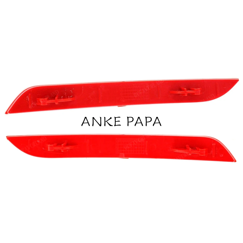 

Светоотражатель для заднего бамперсветильник, левая и правая сторона, Красный пластик 63147382233 63147382234 для BMW F30, F32, F36, 320I 2012-2015