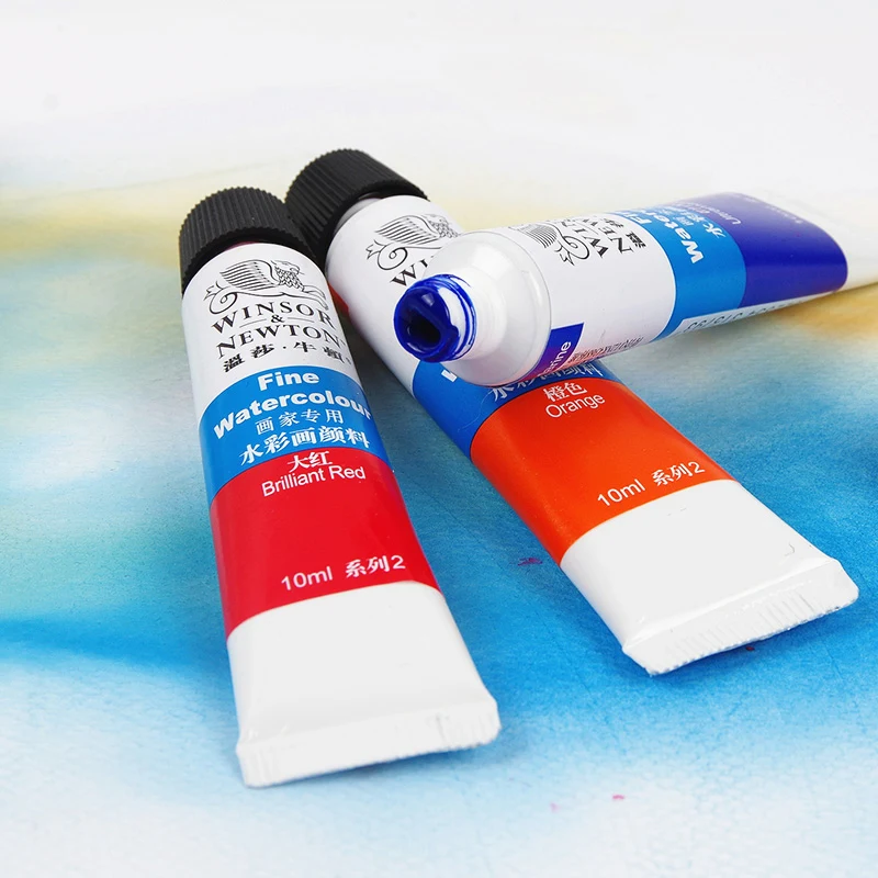 Акварельные краски в наборе Winsor Newton 12/18/24 цветов пигмент 10 мл акварельные