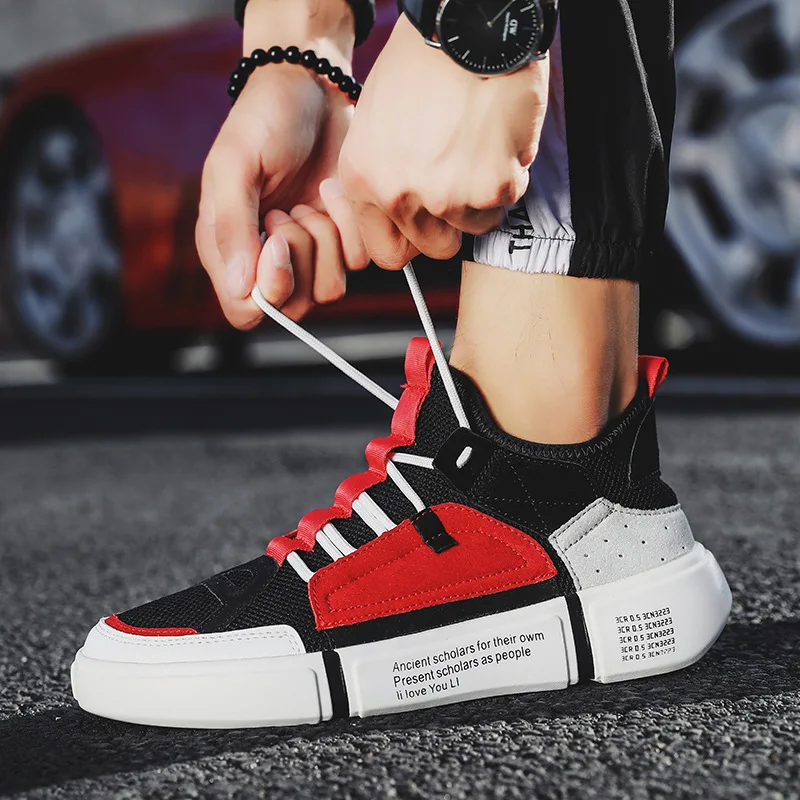 Мужские кроссовки из натуральной кожи спортивная обувь для бега на открытом