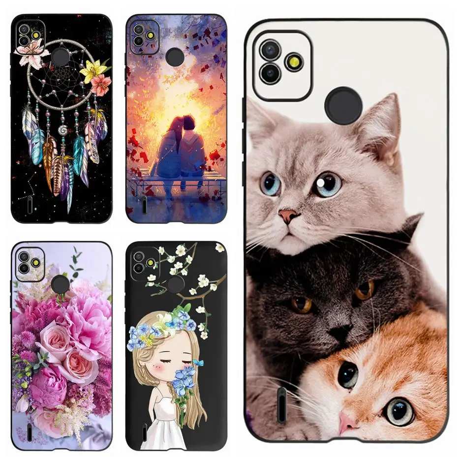 Чехол для Tecno Pop 5 4 мягкий силиконовый милый мультяшный чехол чехлы Pop5 телефона s