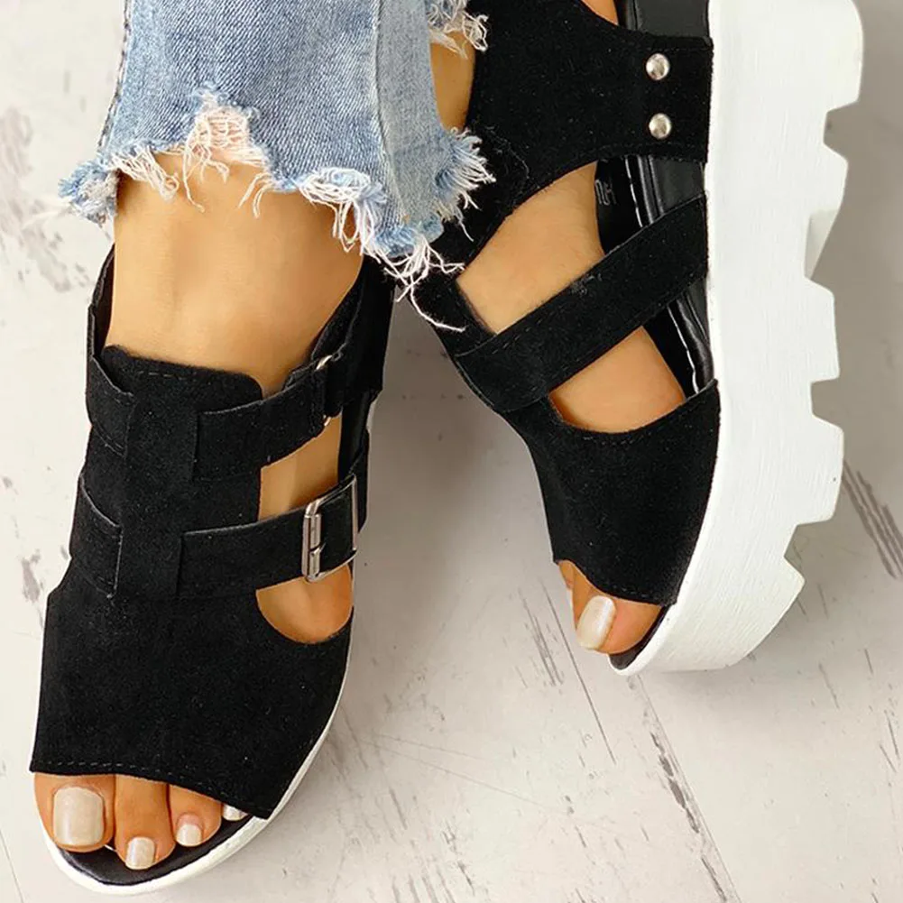 

Casual Comfortable Wedges Light Shoes Woman Sandals Female Sandalias 2020 Fashion Summer Platform High Heels Sandals