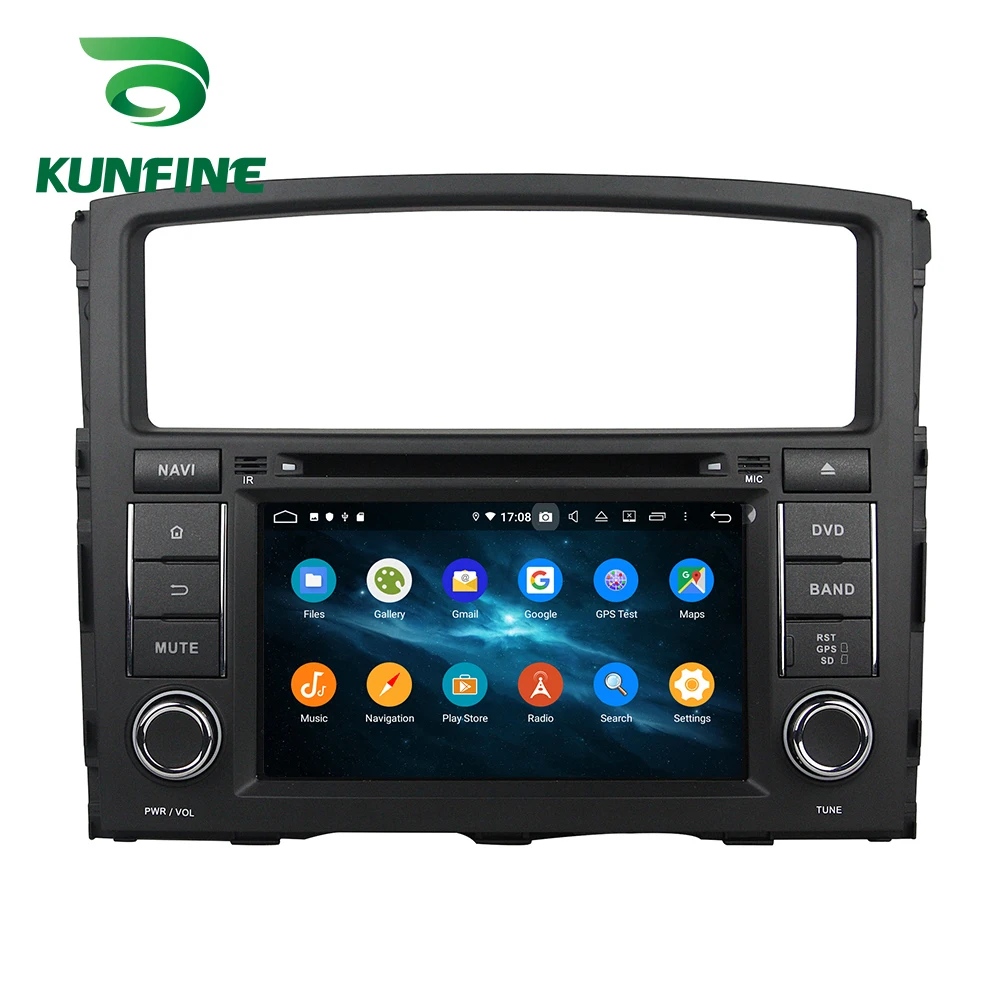Android 9,0, четыре ядра, 4 Гб ОЗУ, 64 Гб ПЗУ, автомобильный DVD, gps, мультимедийный плеер, стерео, для MITSUBISHI PAJERO, 2006-2012 радио, wifi
