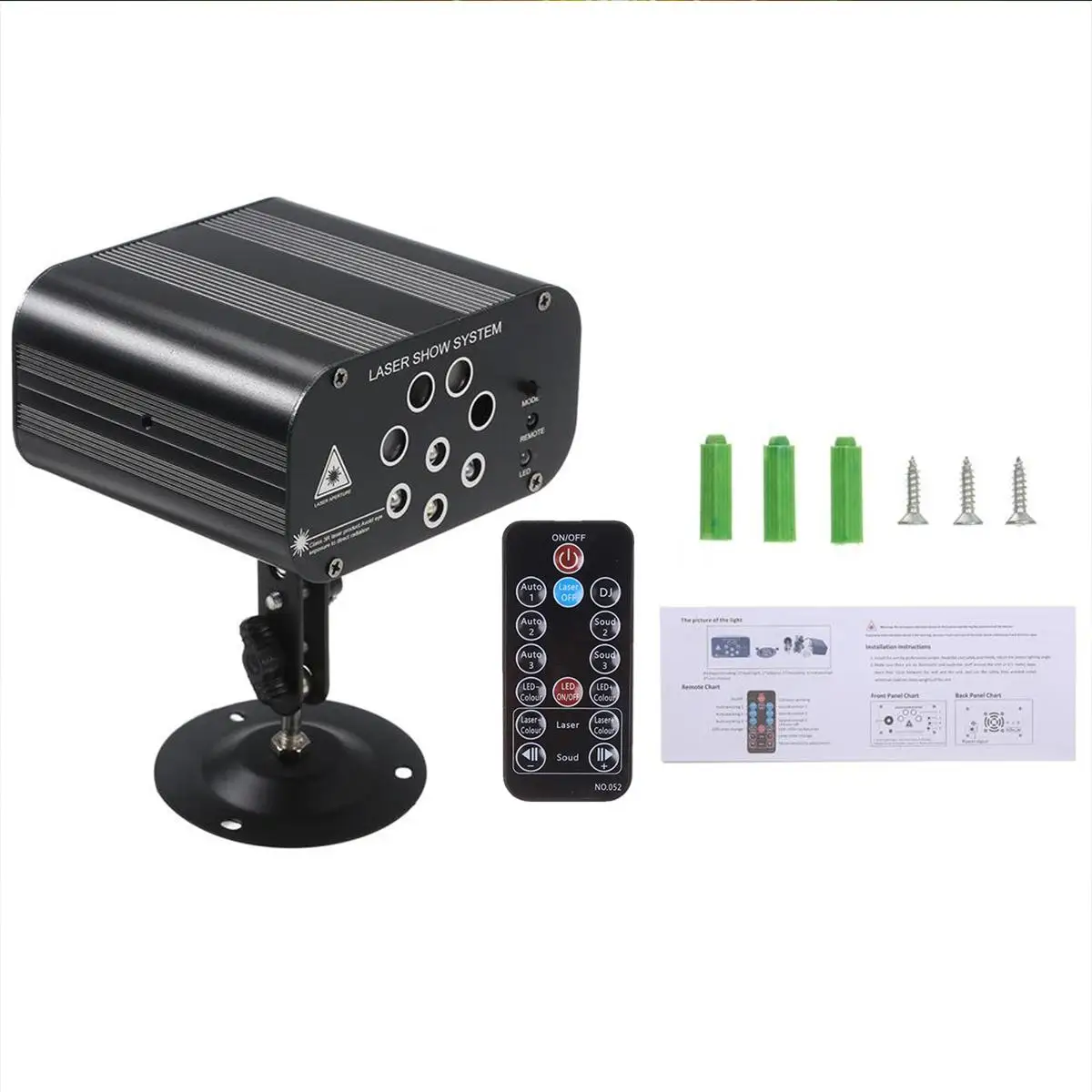 8 hole 128 Pattern Laser Light Holiday Garland Lighting Christmas Garland LED Lanpada For Christmas Home KTV Wedding Show