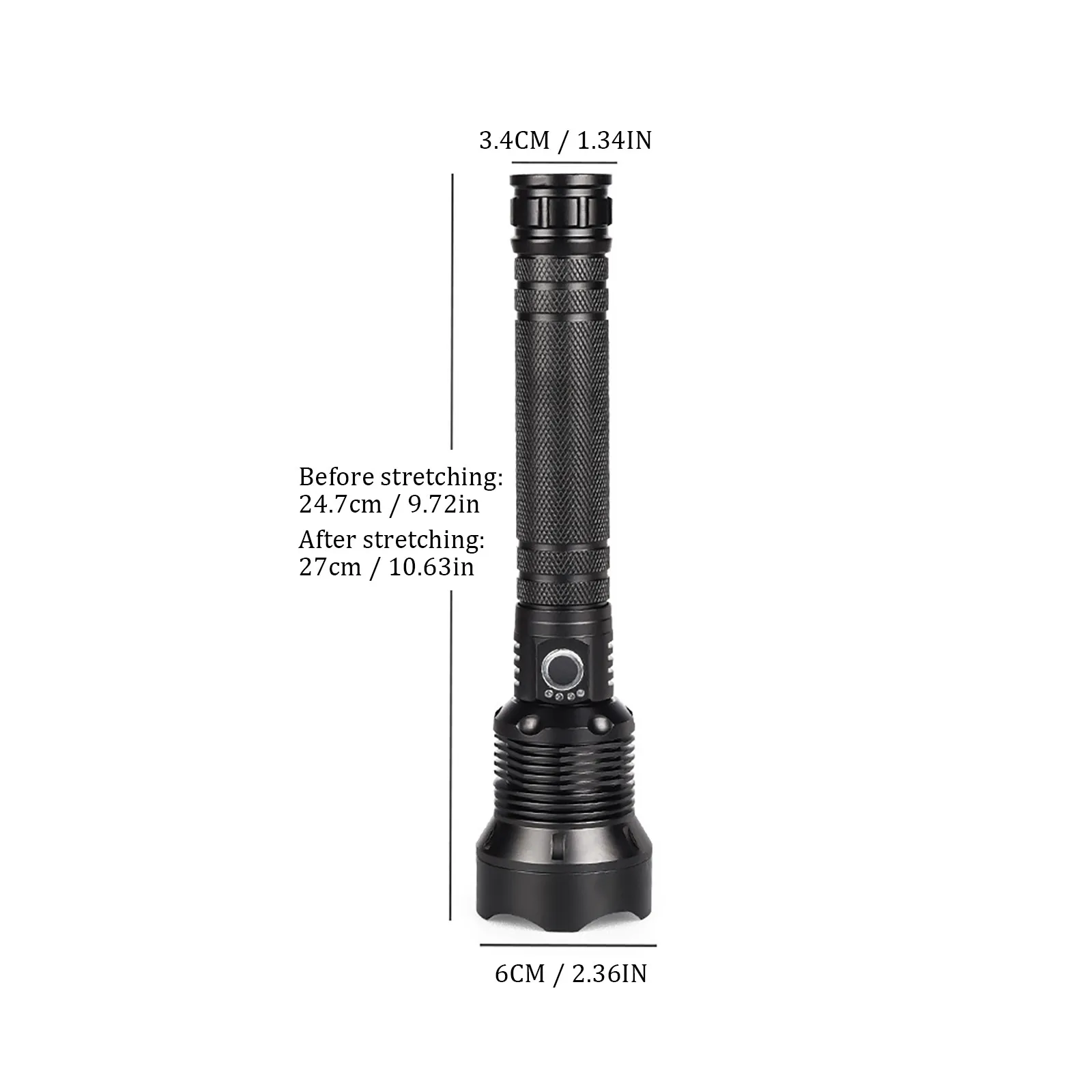 

P70 Portable USB Rechargeable LED Flashlight Built-in Batterytactical Torch Flashlights 3modes Work Light Emergency Lanterna #T3