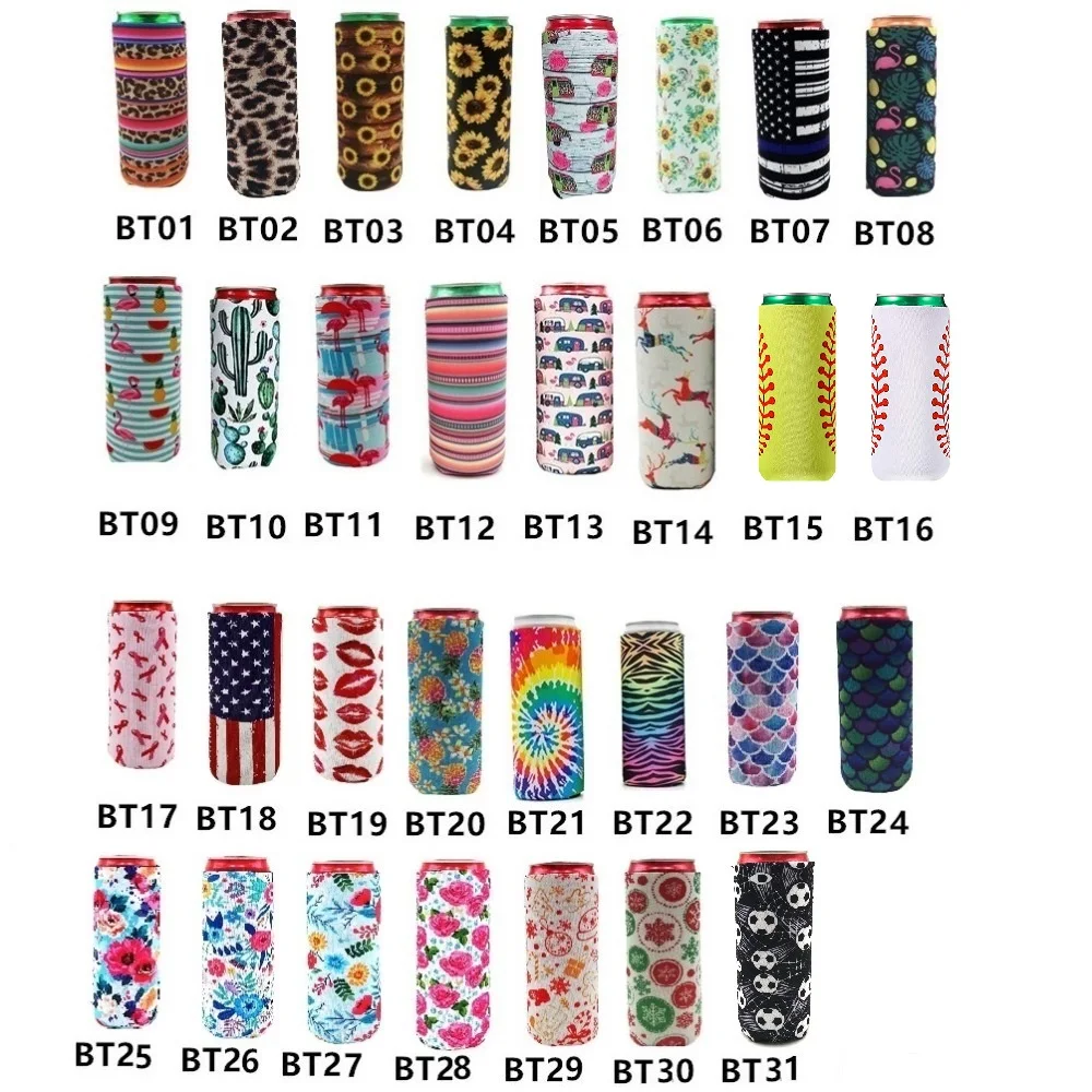 4 шт. неопреновые пакеты для пива с фламинго|Другие барные аксессуары| |