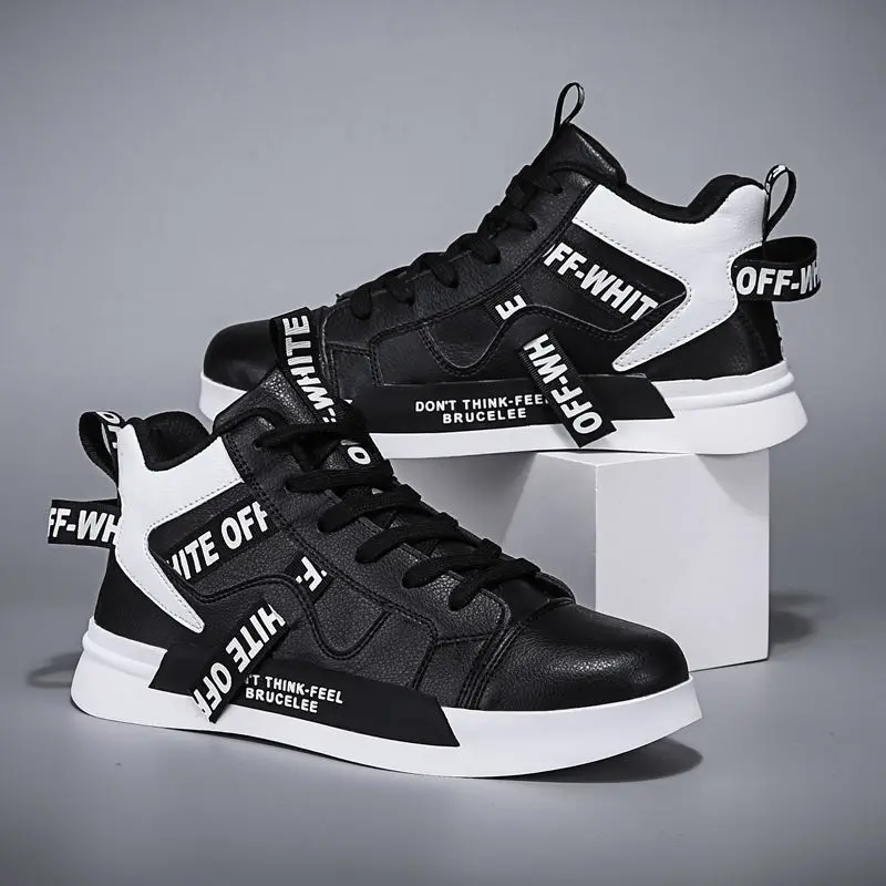 

Winter Men's Skateboarding Shoes Male keep warm Shoes Comfortable Sports Outdoor add cotton Sneakers White Chaussure Homme