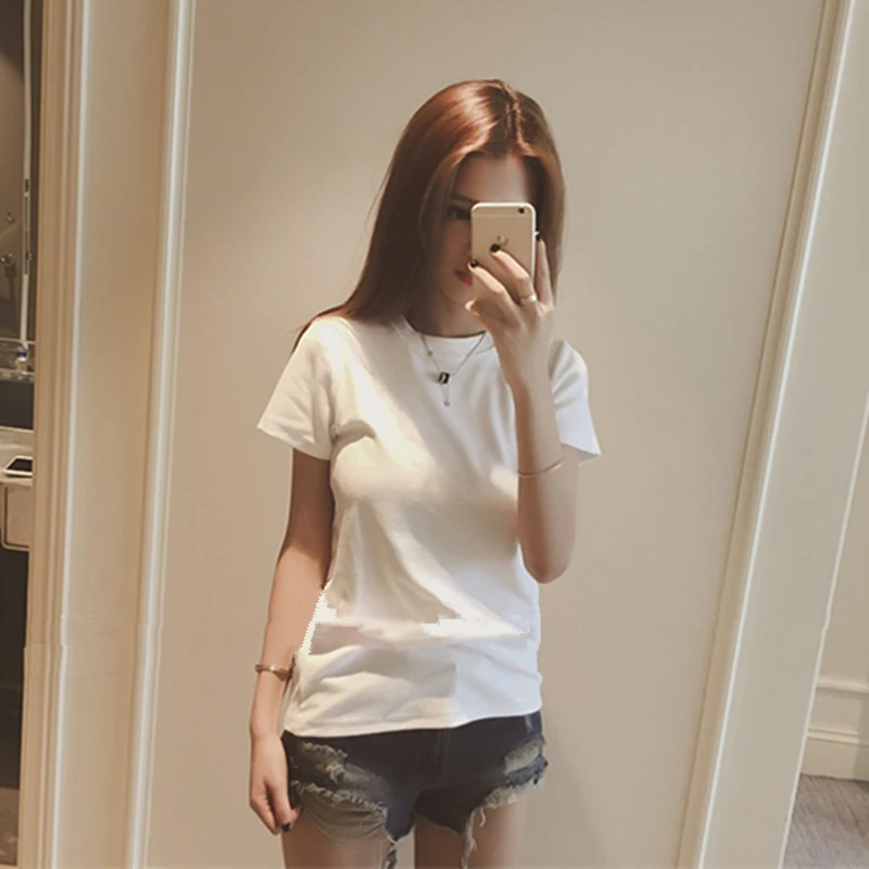 Новинка лета 2021 короткий женский однотонный топ приталенная рубашка с рукавом до