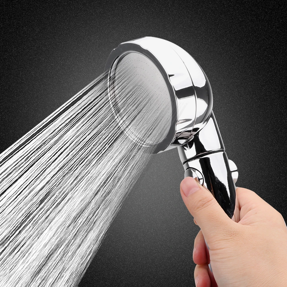 

Лейка для душа с кнопкой остановки, три режима