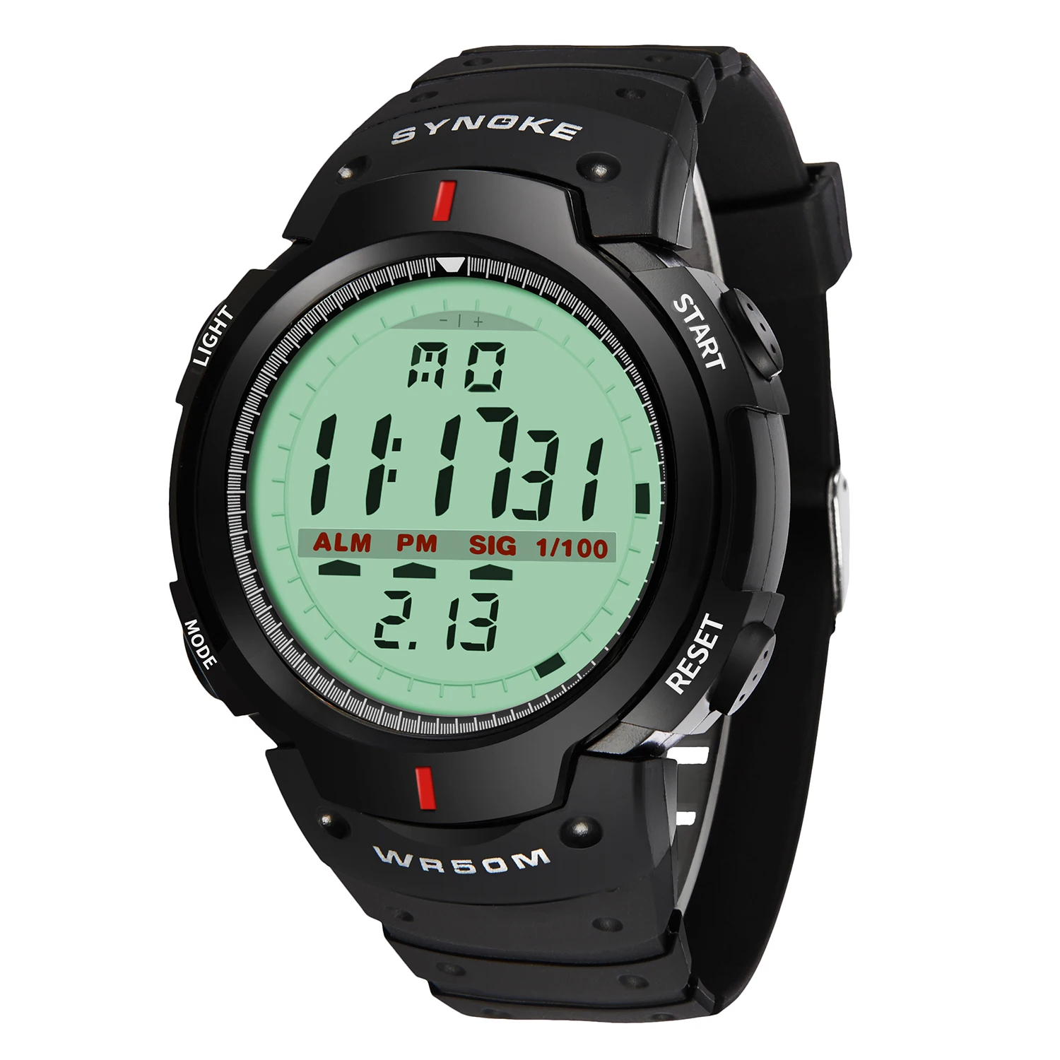 Часы наручные SYNOKE мужские электронные спортивные цифровые водонепроницаемые