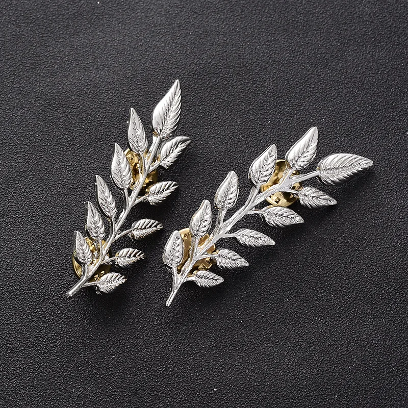 Корейские высококачественные шпильки для мужчин и женщин в виде листьев