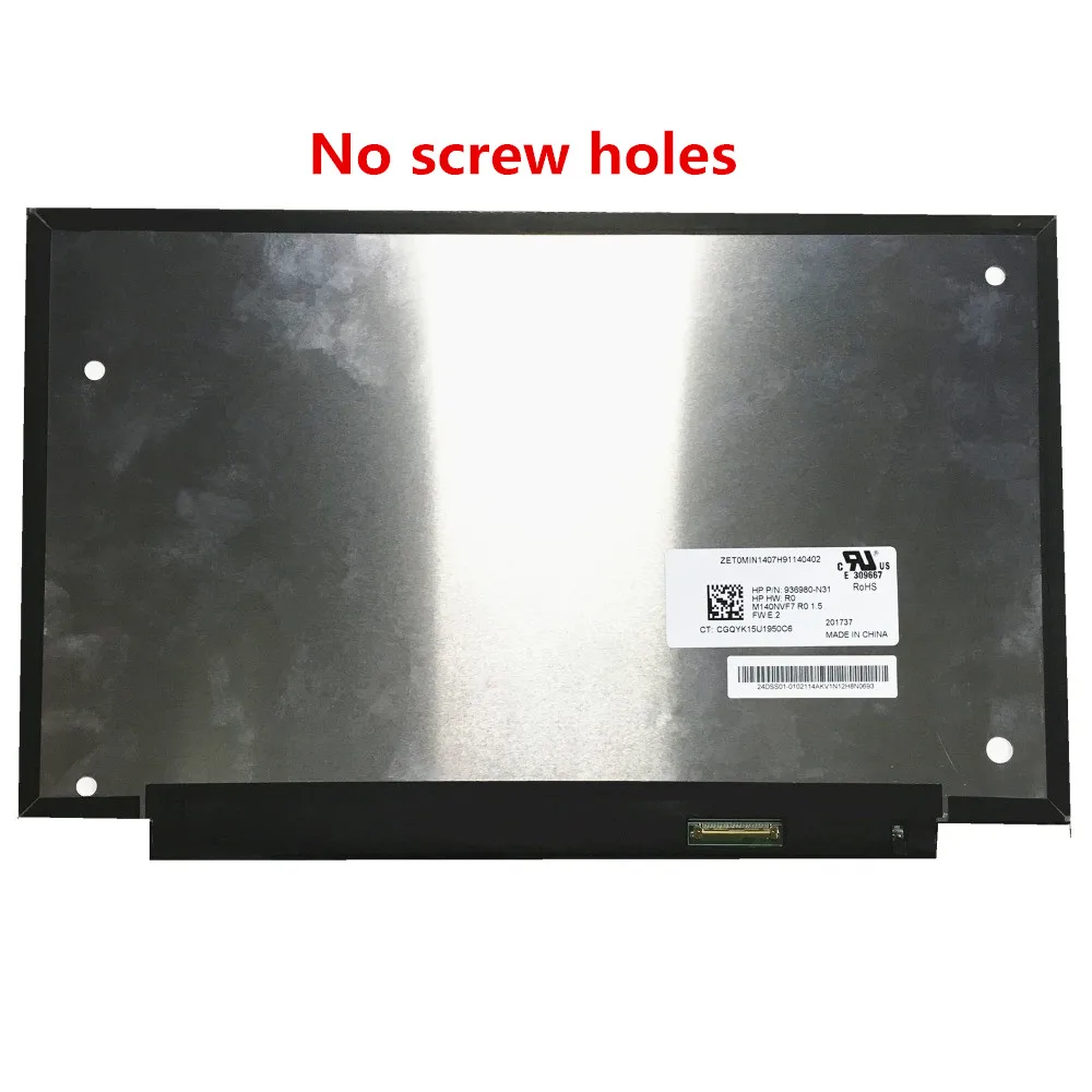 Оригинальный ЖК-экран 120 Гц 14 &quotIPS для ноутбука M140NVF7 R0 EDP 40PIN | Компьютеры и офис