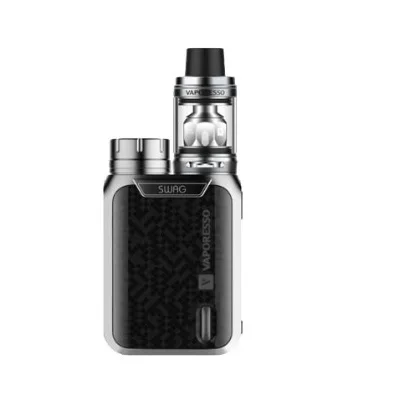 Sliver Набор электронных сигарет Vaporesso Swag 18650 TC коробка мод с 3,5 мл NRG Vape Танк GT Core испаритель Набор для начинающих VS Voopoo Drag - Цвет: Sliver