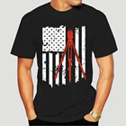 Агент по продаже подарки агент по продаже Флаг США Летняя рубашка с короткими рукавами Топы S  3Xl большой Размеры хлопковые футболки-2222A
