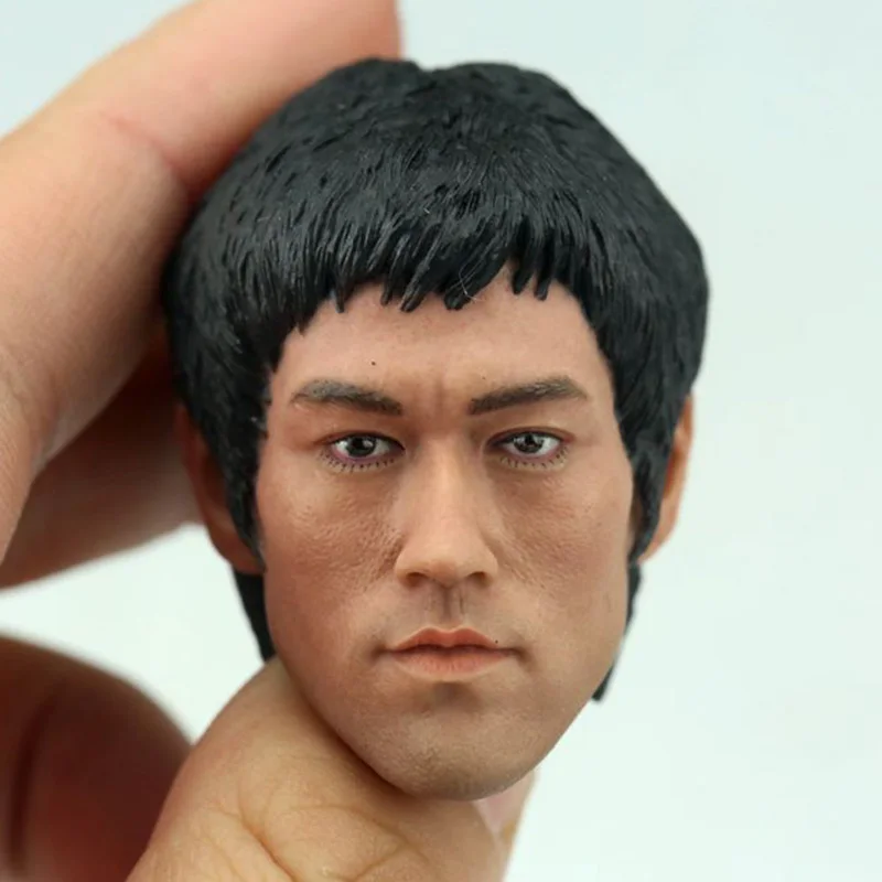 

1/6 Scale, мужское крыло, Chun Jeet Kune Do Martial Arts, Брюс Ли, резьба по головке, классика, спокойствие, версия, модель для 12 ", модель тела, игрушка